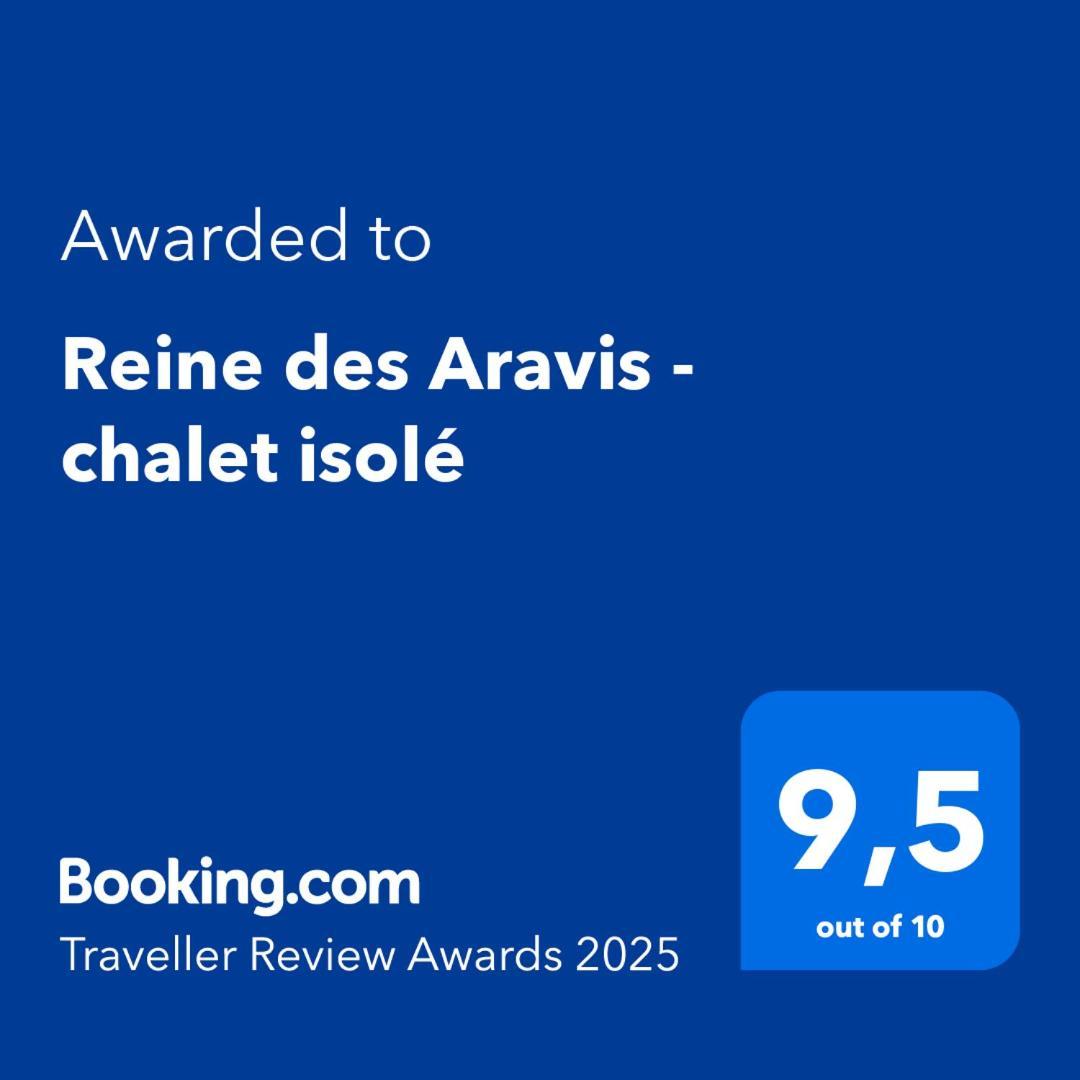 Reine Des Aravis - Chalet Isole Flumet Exterior foto